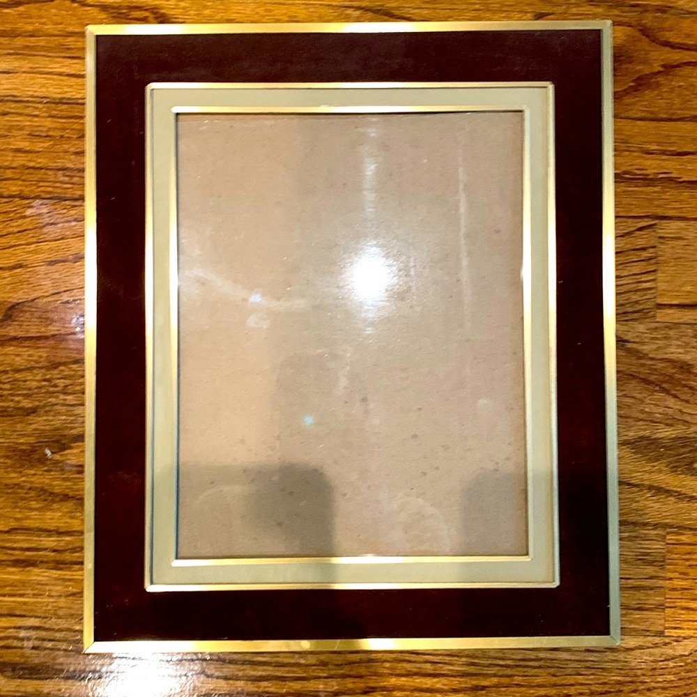 Elegant Brown and Gold 8x10 Picture Frame Vintage